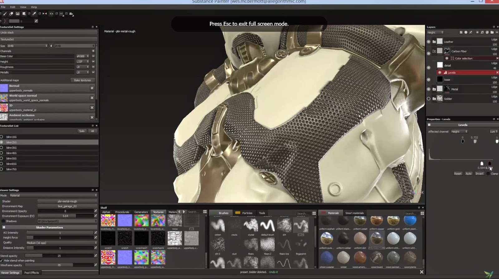 advanced texturing in substance painter