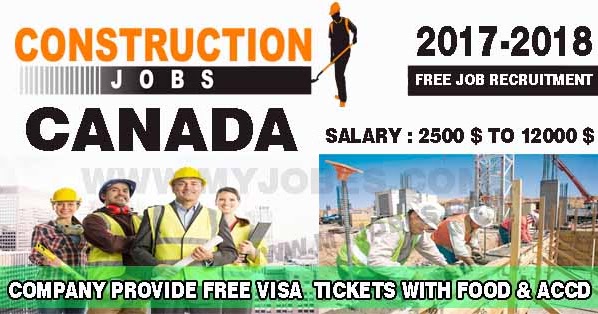 CONSTRUCTION JOBS AT CANADA 2018
