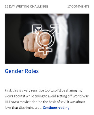 Millennials Thoughts on Gender Role