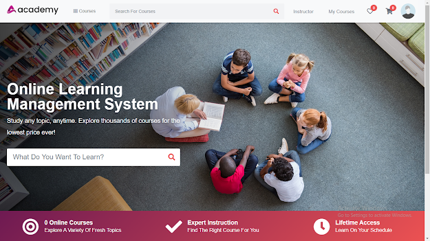 online learning management system