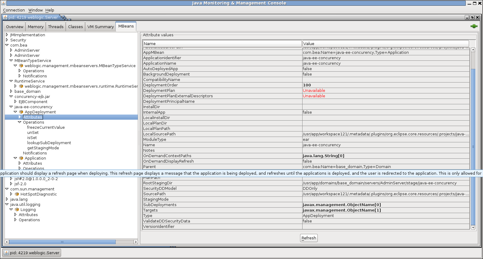 From problem to solution: Monitoring with jconsole