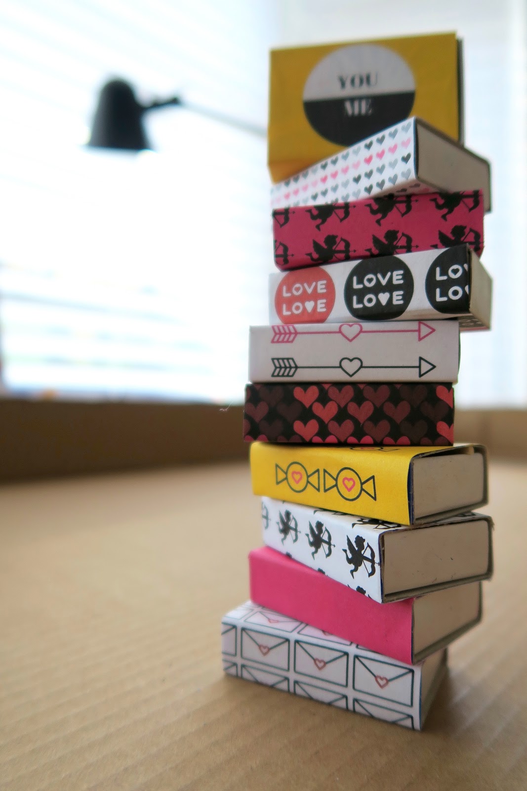 Matchbox love notes + free printable mamaisdreaming.blogspot.co.uk