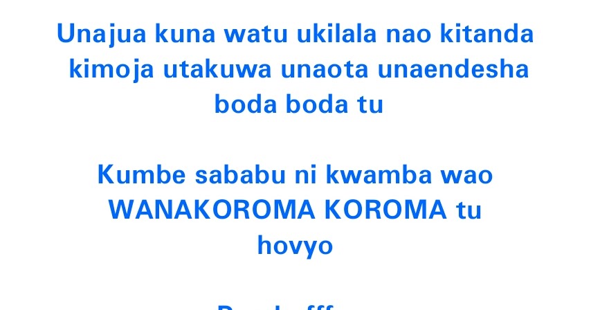 Funny Swahili Quotes / Very Funny Swahili Quotes And Images Tuko Co Ke