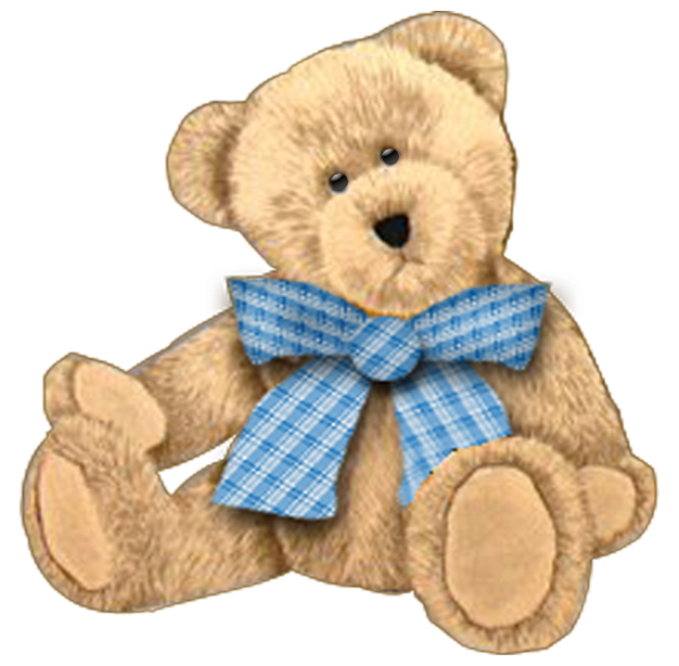 clip art blue teddy bear - photo #42