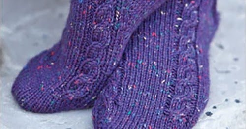 Amazing Knitting: Pavo Slipper Socks - Knitting Pattern