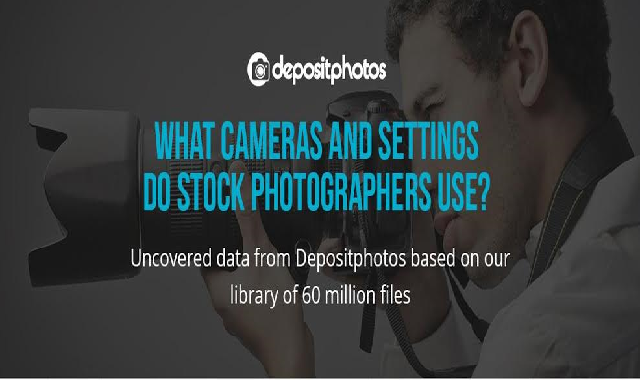 What Cameras and Settings Do Stock Photographers Use? #infographic