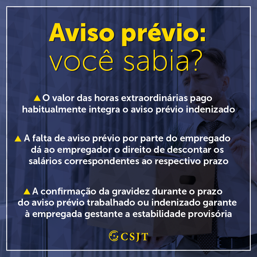 Olhar Feminino SEAAC: Aviso Prévio