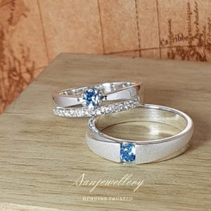 Cincin nikah palladium couple Cincin nikah palladium couple