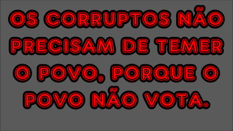 voto contra corrupção 