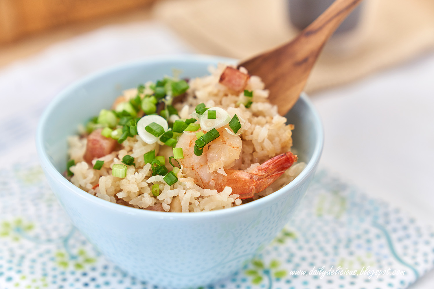 dailydelicious Four friends Rice Rice with Chinese sausage, chicken