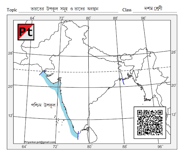 Map Pointing Indian Coast Class 10
