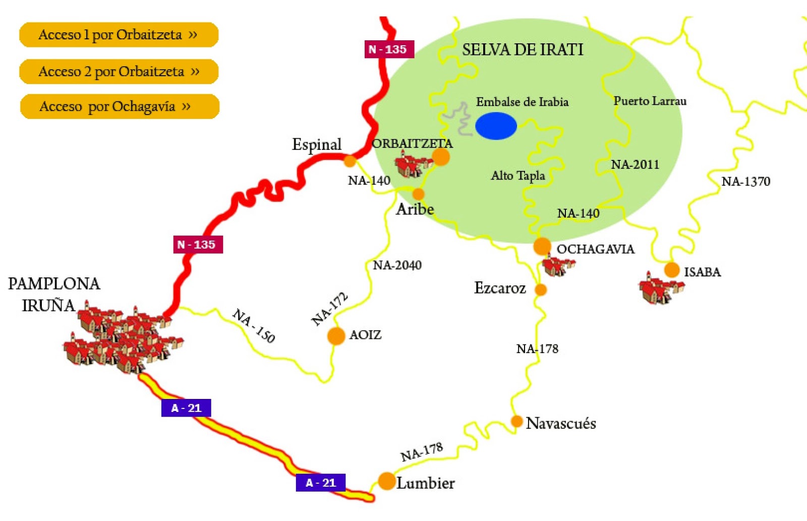Mapa De La Selva De Irati Escapada otoñal a Navarra: Introducción