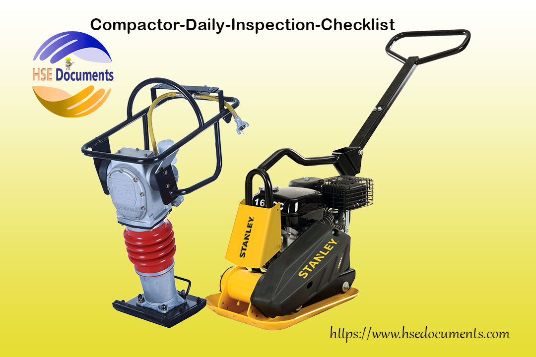 CompactorDailyInspectionChecklist HSE Documents