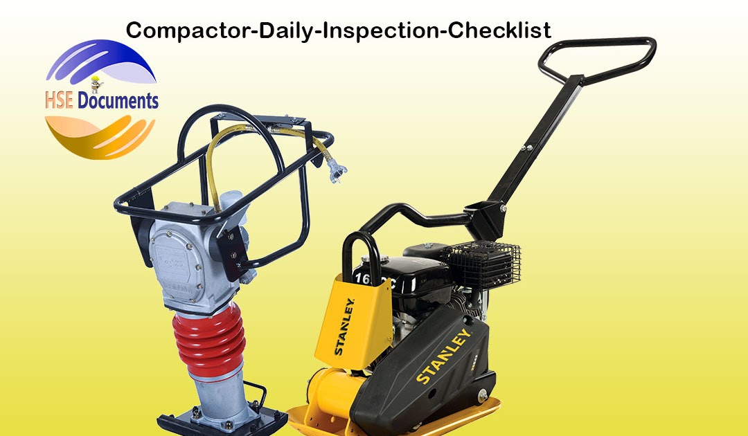 CompactorDailyInspectionChecklist HSE Documents