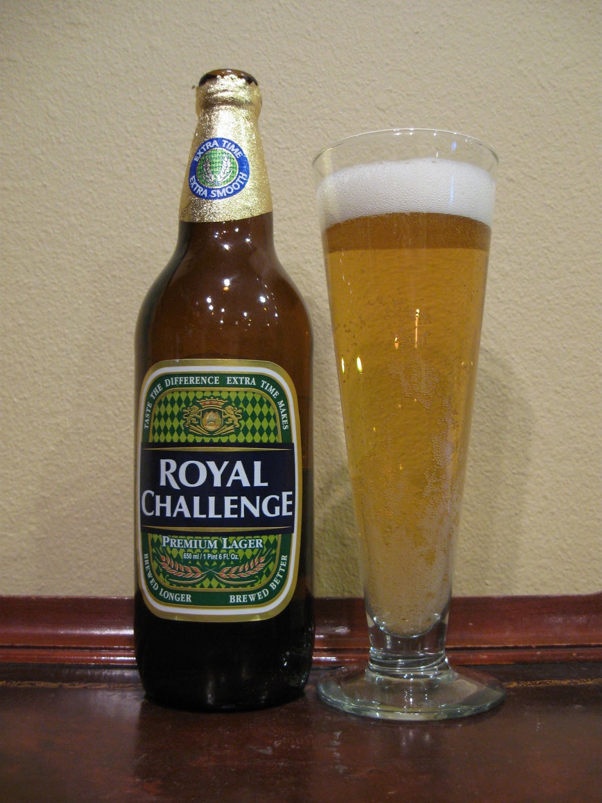 Doing Beer Justice Royal Challenge Premium Lager