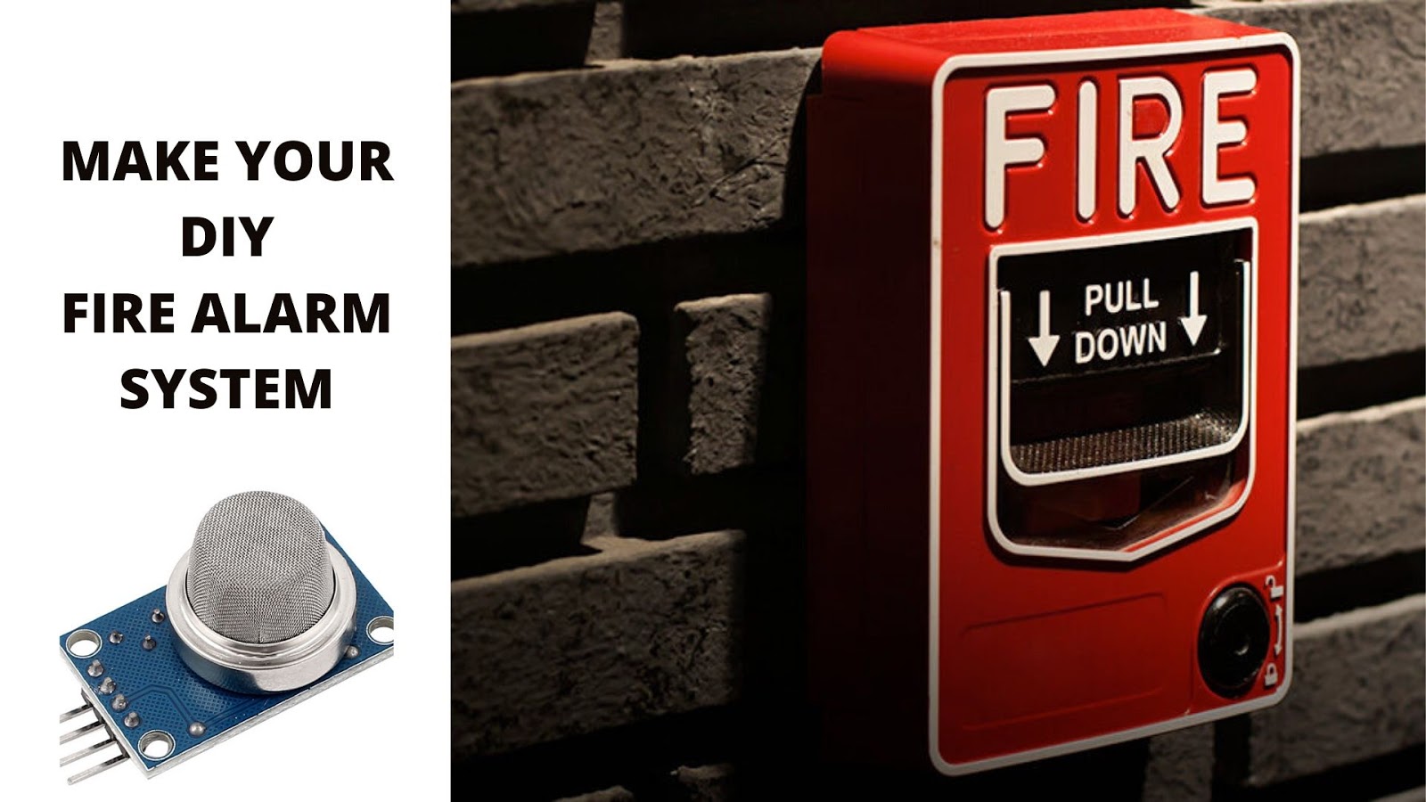 Fire&Smoke detection system Black keyhole