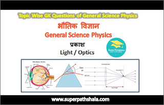 भौतिक विज्ञान: प्रकाश GK Questions Set 4