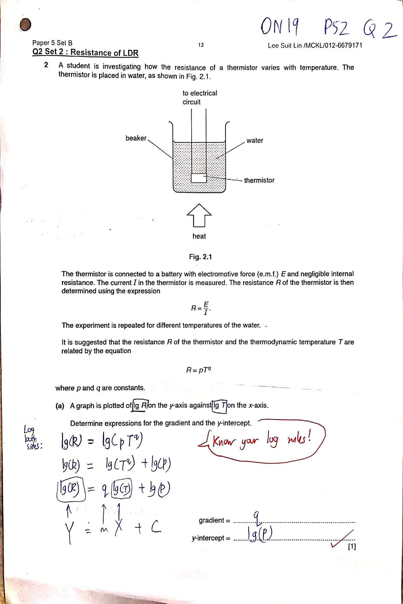 Cambridge A Level Physics 2019