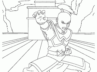  avatar the last airbender  free to print coloring pages