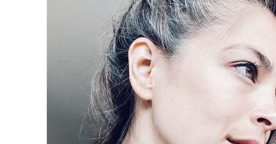 Smallville Star Kristin Kreuk – Gray Hair in Self-Portrait, May 2020