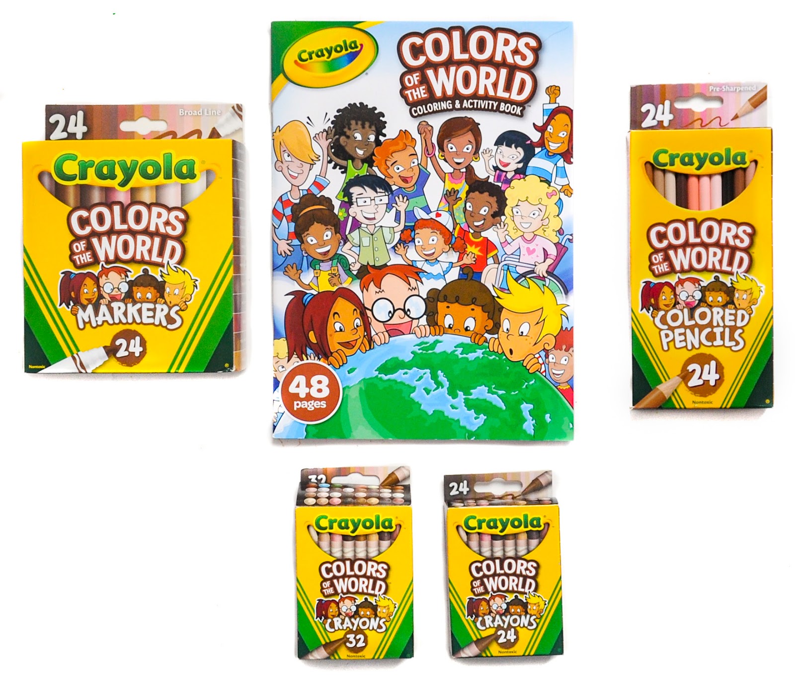 24 Crayola Colors of the World Colored Pencils