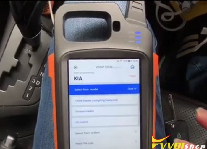 Program Kia Picanto 1415 Remote with VVDI Key Tool Max and Mini