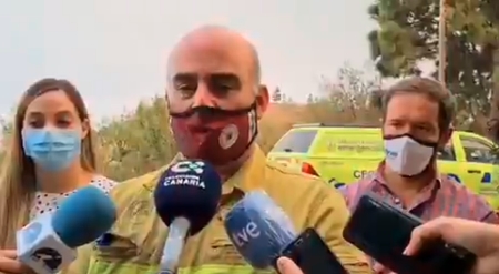 Esperanzas en el incendio de La Palma, 22 agosto, Canarias Esperanzas en el incendio de La Palma, 22 agosto, Canarias