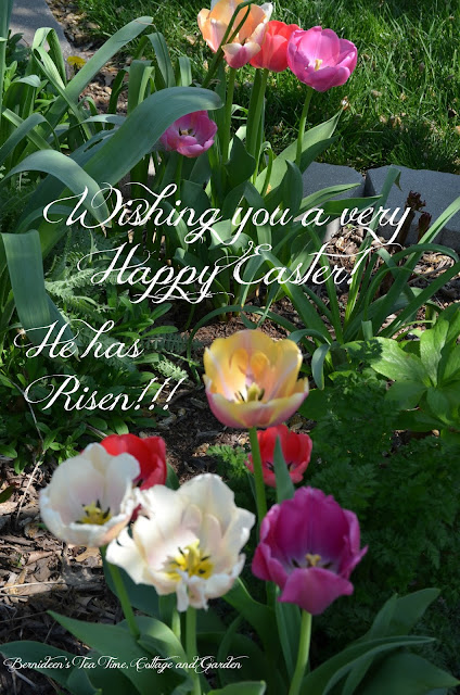 Bernideen's Tea Time, Cottage and Garden: HAPPY EASTER - THE STONE IS ...