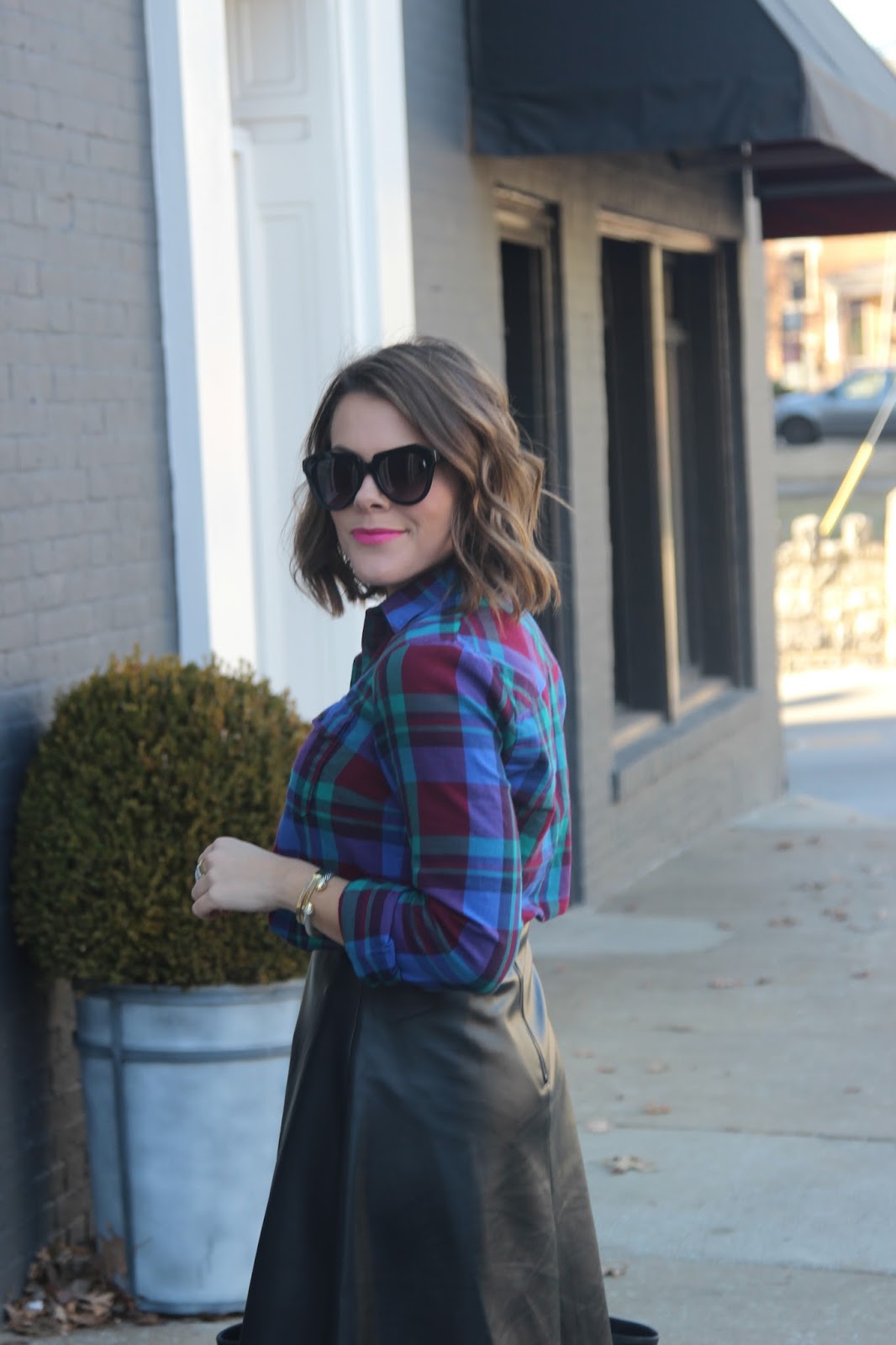 Glitter and Gingham : plaid, please
