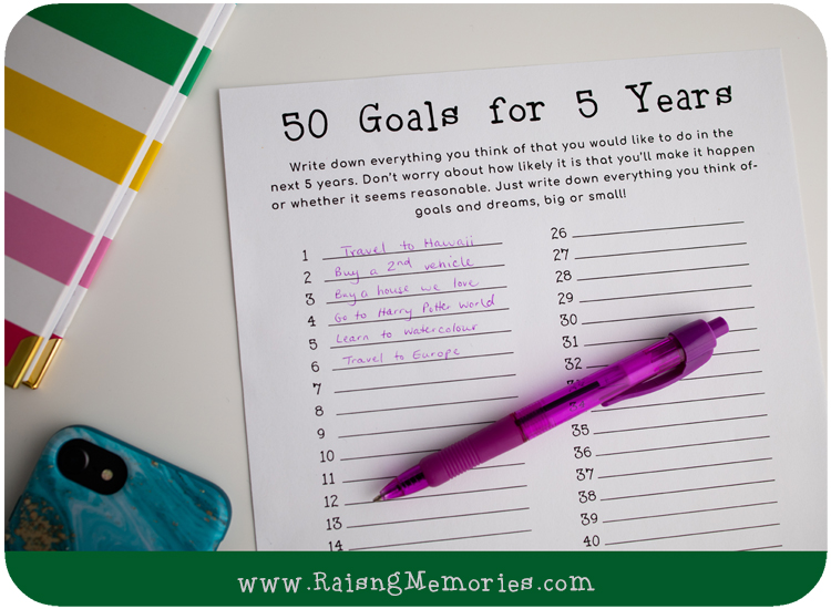 Family Goal Setting (with Worksheets)