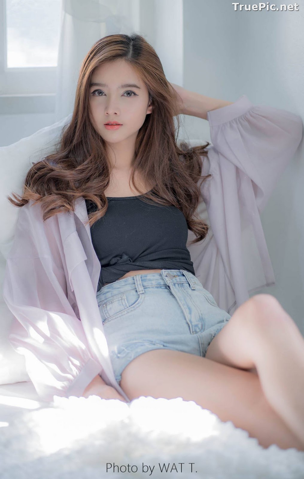 Thailand Beautiful Model Aintoaon Nantawong A Weekend Morning