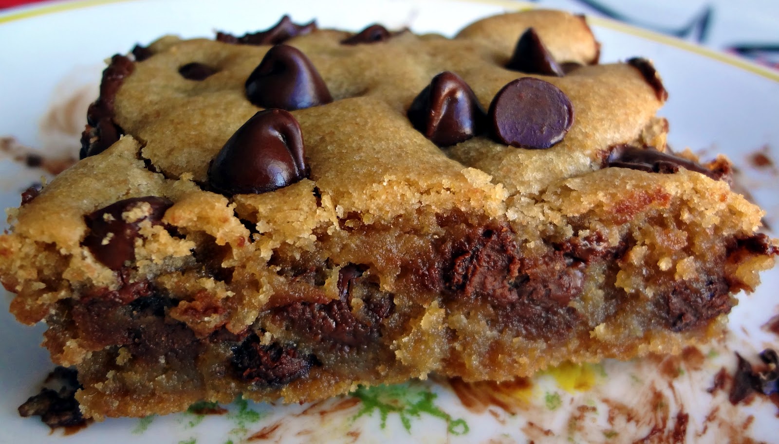 The Cooking Actress Whole Wheat Chocolate Chip Cookie Bars