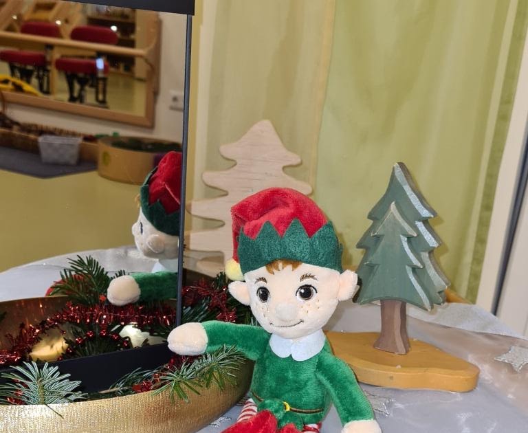 Weihnachtswichtel im Kindergarten