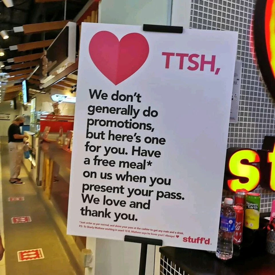 Things are damn siong inside TTSH, such acts are great la. - Qkumbazoo