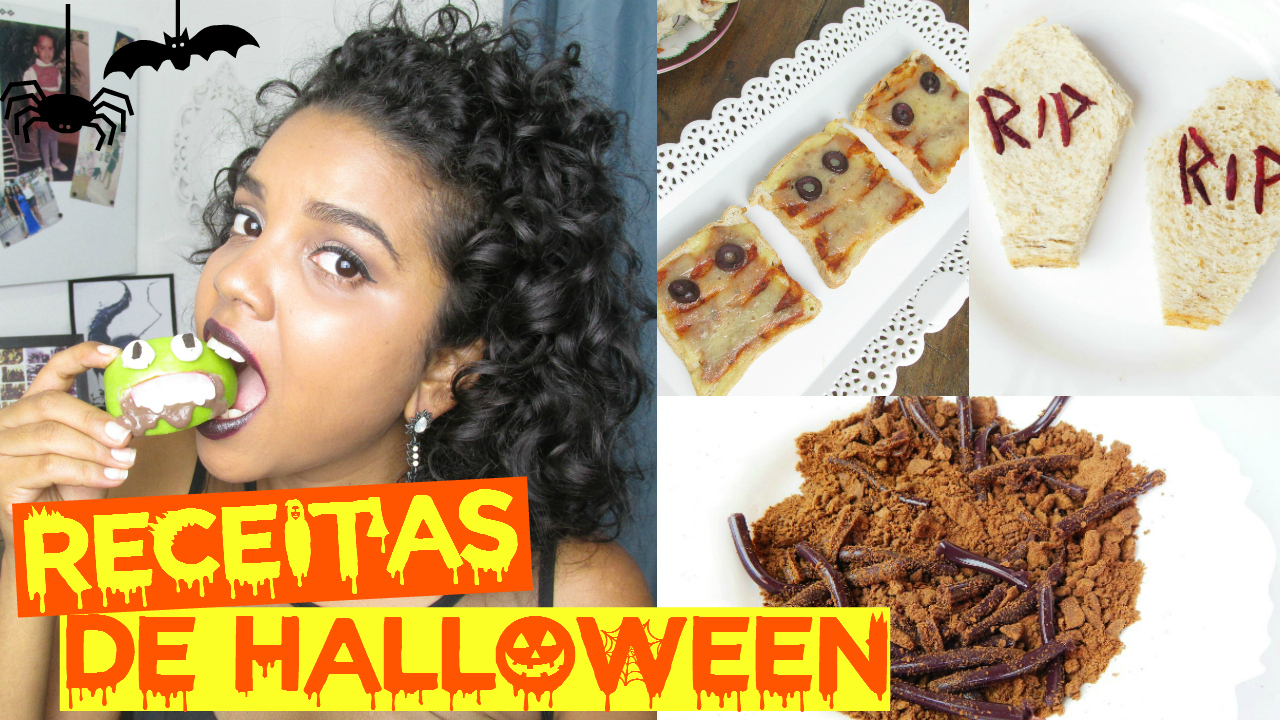 Comidas de Hallowen: 4 receitas fáceis e gostosas Comidas de Hallowen, receitas de hallowen, natália sena, blogueira de Salvador, blogueira baiana
