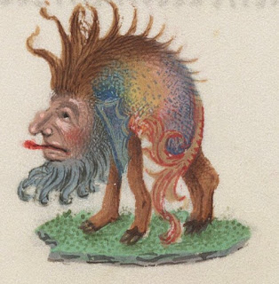 Medieval Beast of mixed animals - used to illustrate art sub plan of same name