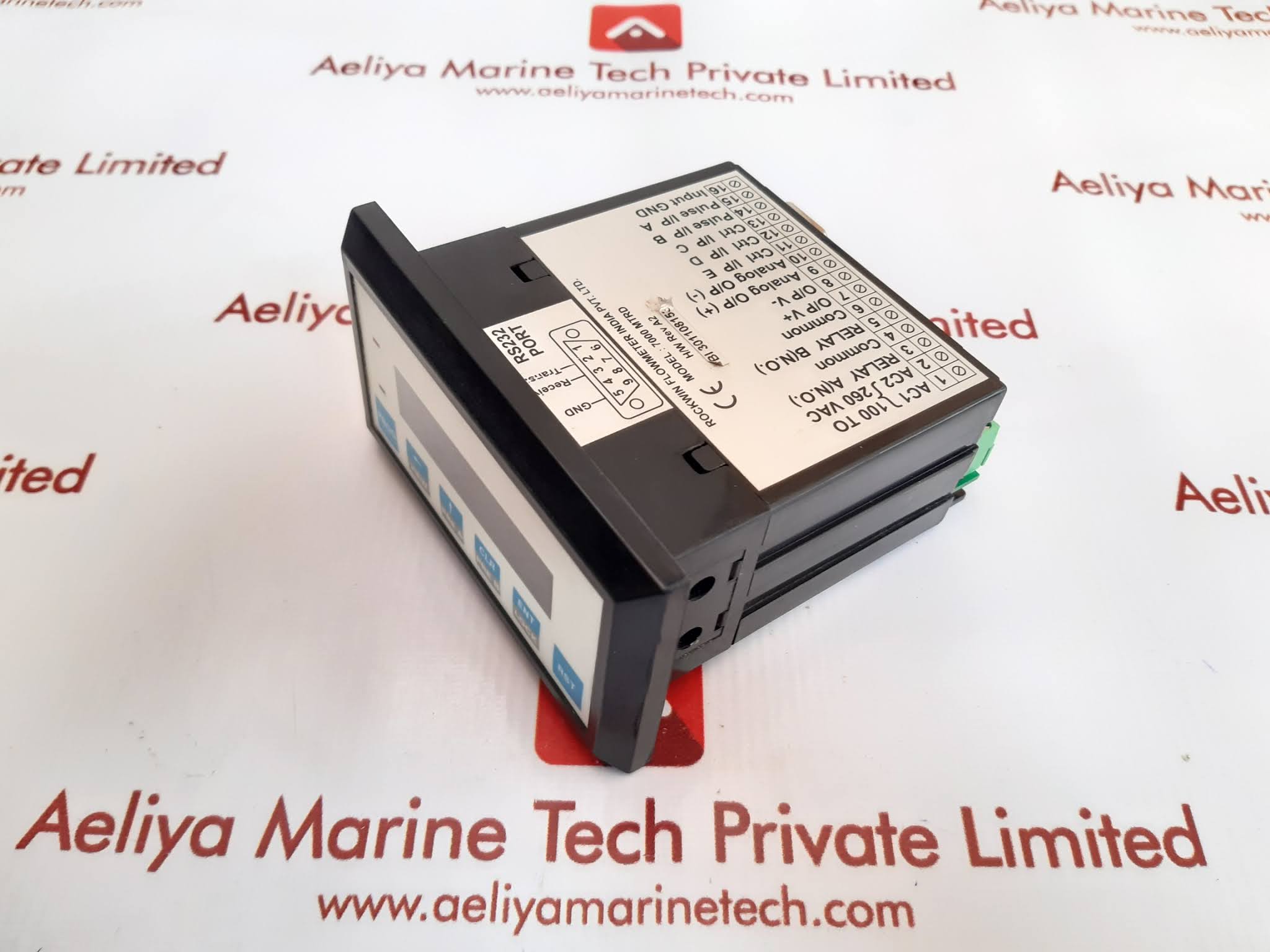 AELIYA MARINE TECH PVT LTD ROCKWIN 7000 MTRD INDICATOR / FLOWMETER