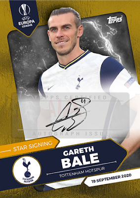 Gareth Bale AutographTopps Summer Signings 2020/2021On-Demand Set 