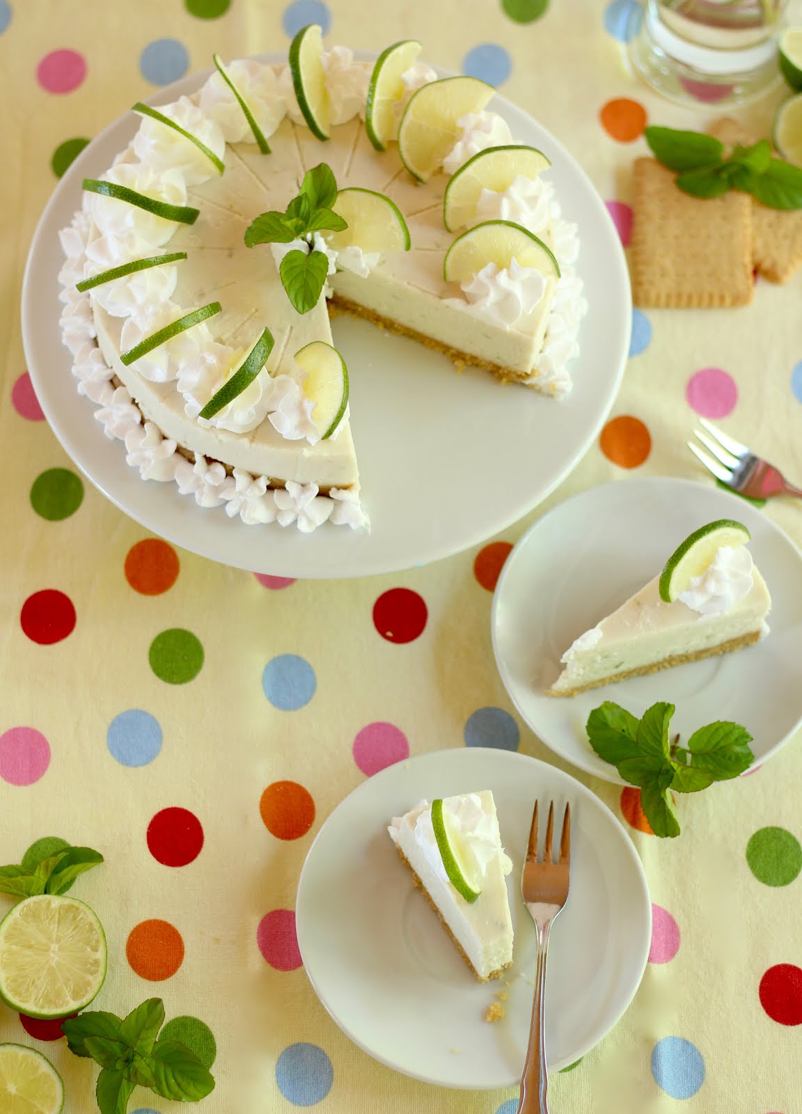 Erfrischende Limetten-Joghurt-Torte ohne Backen - klassisch und vegan ...