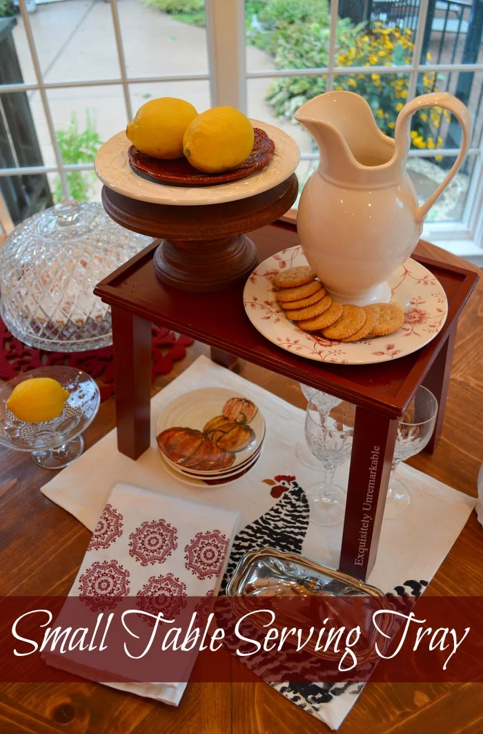 Small Table Serving Tray