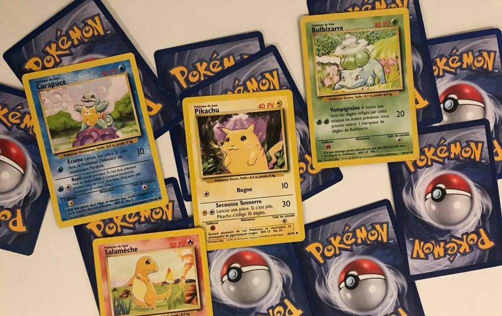 La valeur des cartes Pokémon