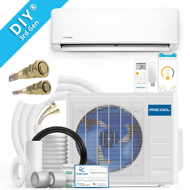 All New Mini Split Ductless HeatPump Systems DIY 24000