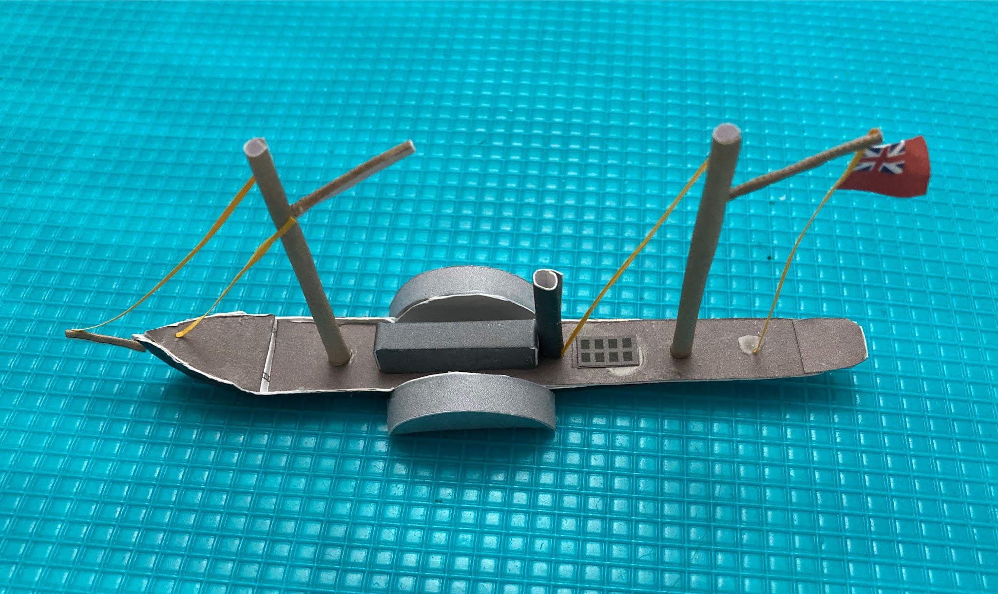 El vapor Paquete del Maule, buque auxiliar de la Escuadra del Pacífico