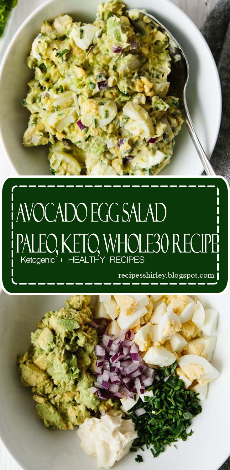 Avocado Egg Salad - Paleo, Keto, Whole30 Recipe - Recipes Shirley