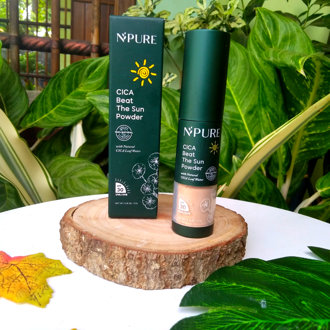 review npure powder sunscreen
