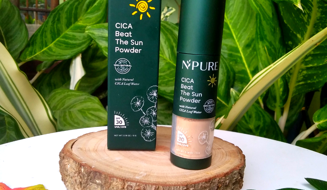 Mudah ReApply Sunscreen dengan NPURE CICA Beat The Sun Powder Alif