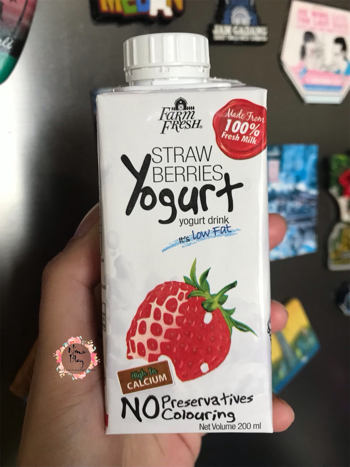 Farm Fresh Strawberries Yogurt cik sukα taip