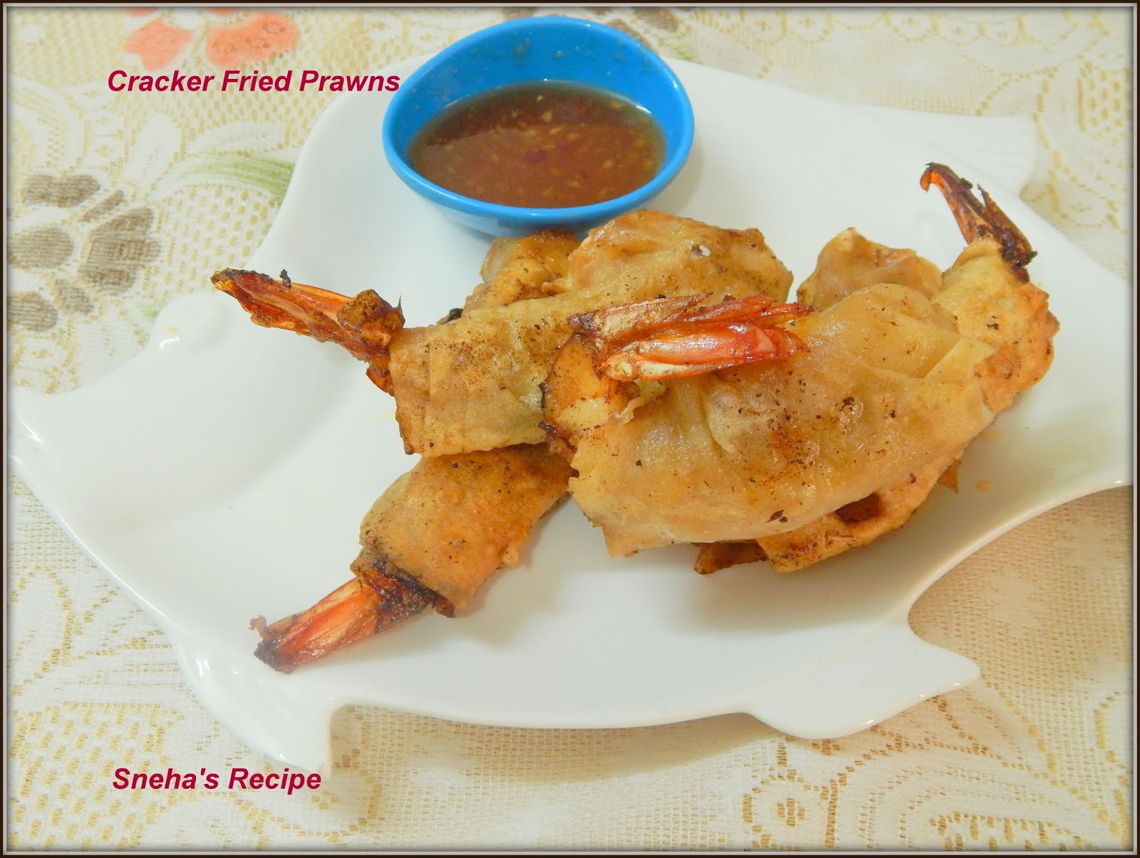 Cracker Fried PrawnsFishFriday Sneha's Recipe