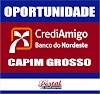 CREDIAMIGO abre vaga de emprego para Agente de Microcrédito Urbano em Capim Grosso