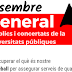 Crida a la vaga dels empleats i empleades dels sectors públics i concertats de la Generalitat i universitats públiques del 12 desembre.